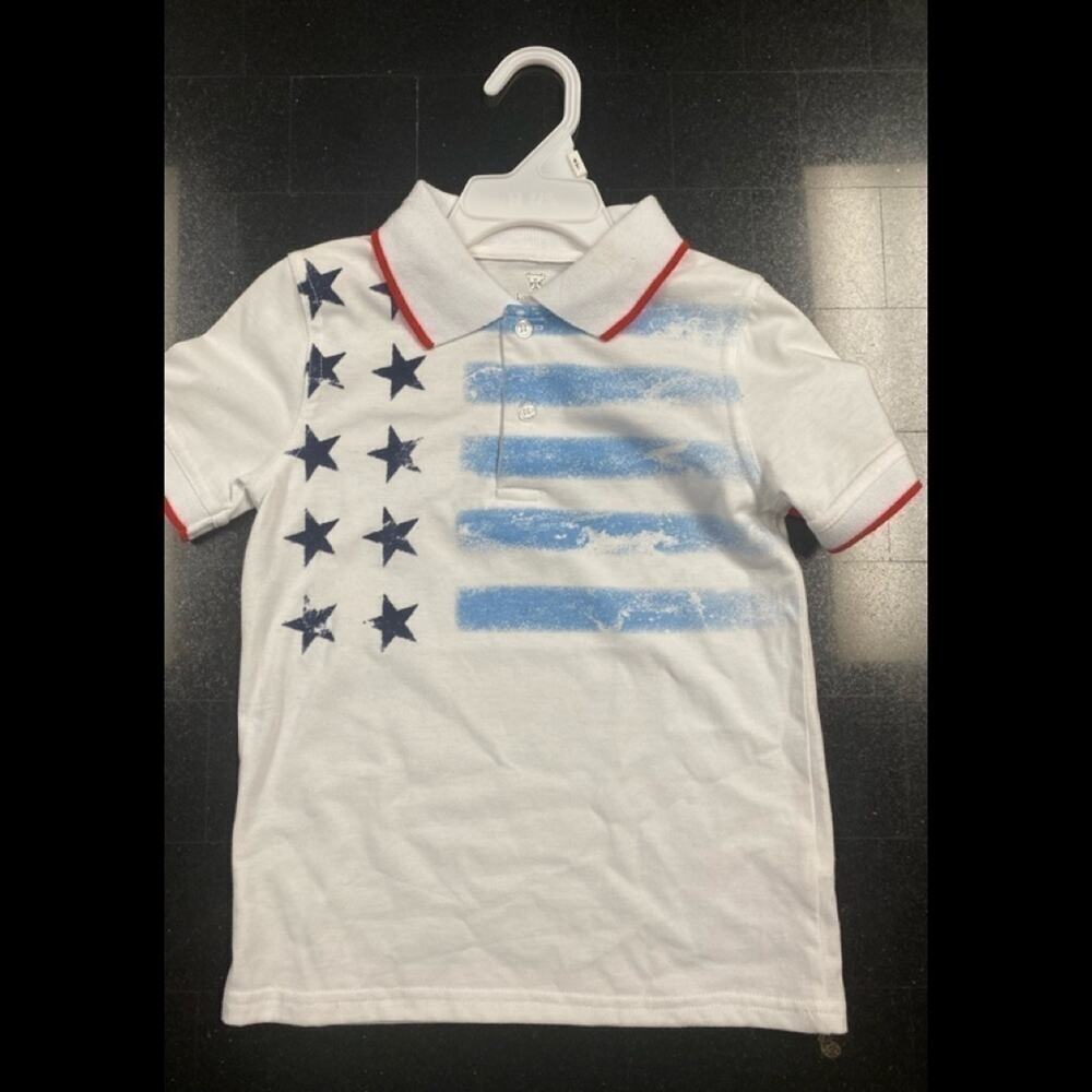KOALA KIDS PATRIOTIC POLO SIZE 4T NWOT